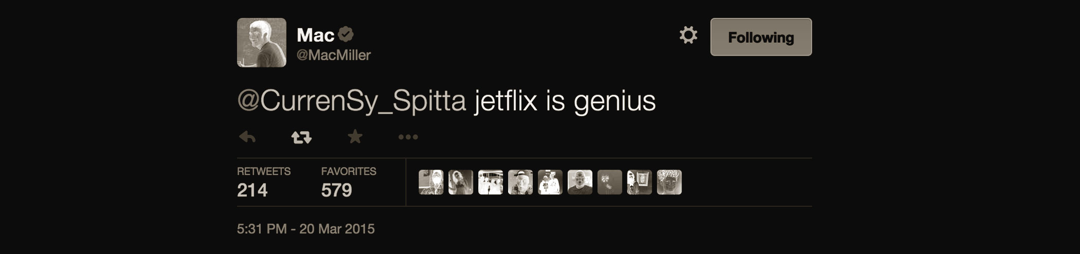 FortyFPS JetFlix Mac Miller Quote